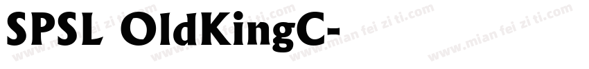 SPSL OldKingC字体转换